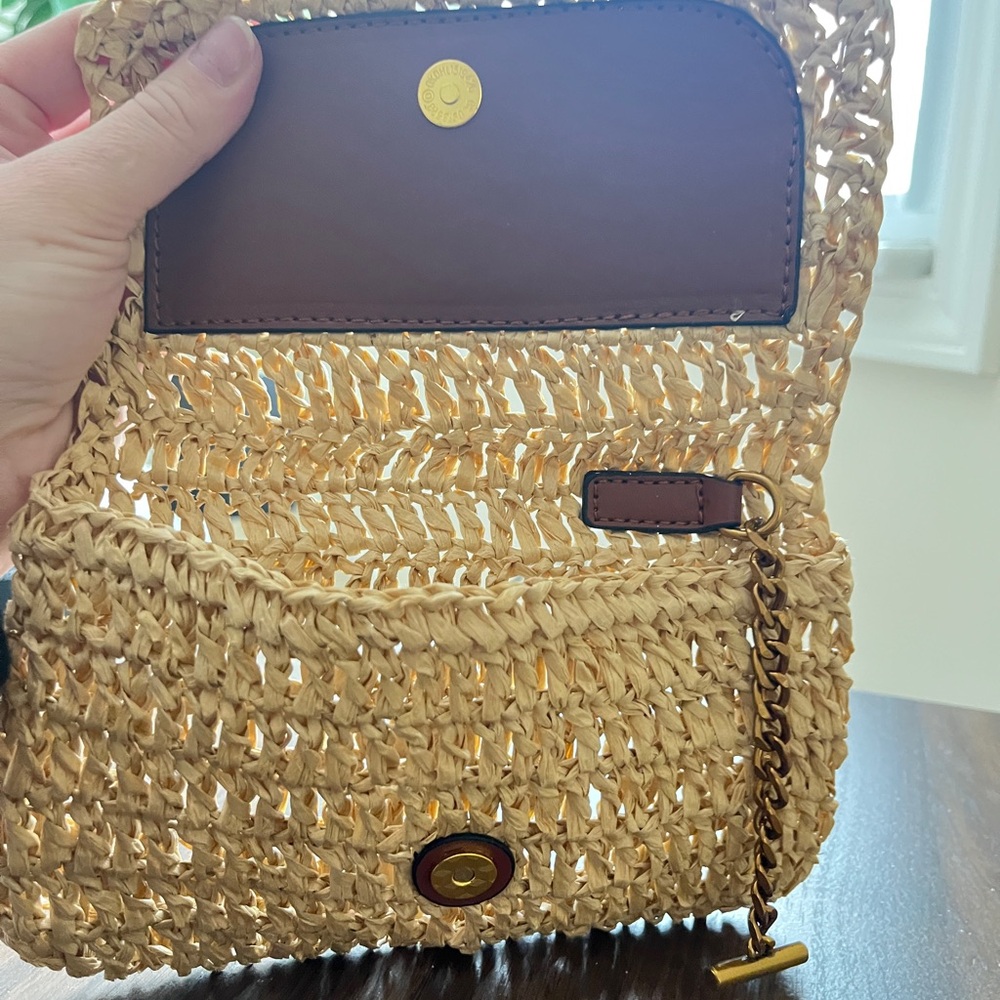 Yves Saint Laurent Beige Woven Clutch - Picture 3 of 4